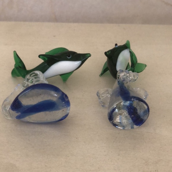 2 hand blown glass fish - Picture 5 of 6